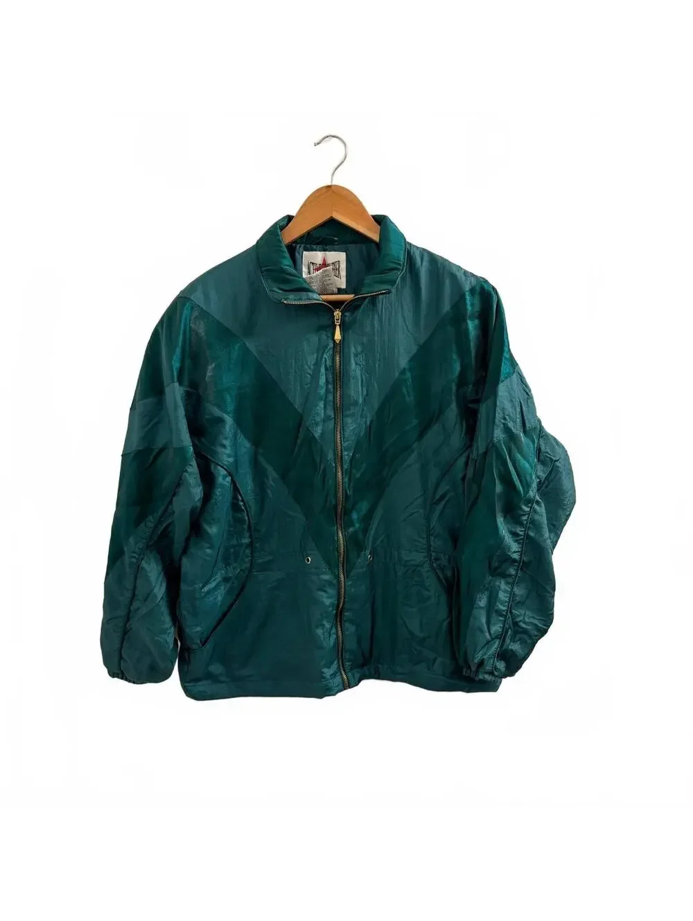 Vintage Green Active Frontier Bomber Jacket